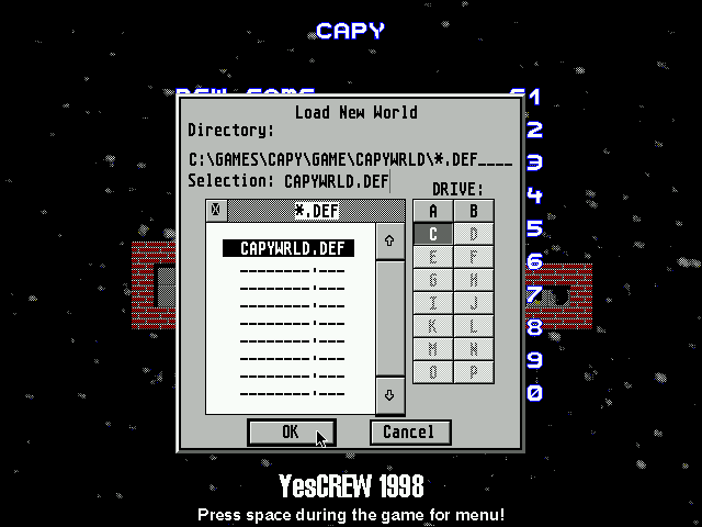 Capy [Falcon030] [TT030] atari screenshot